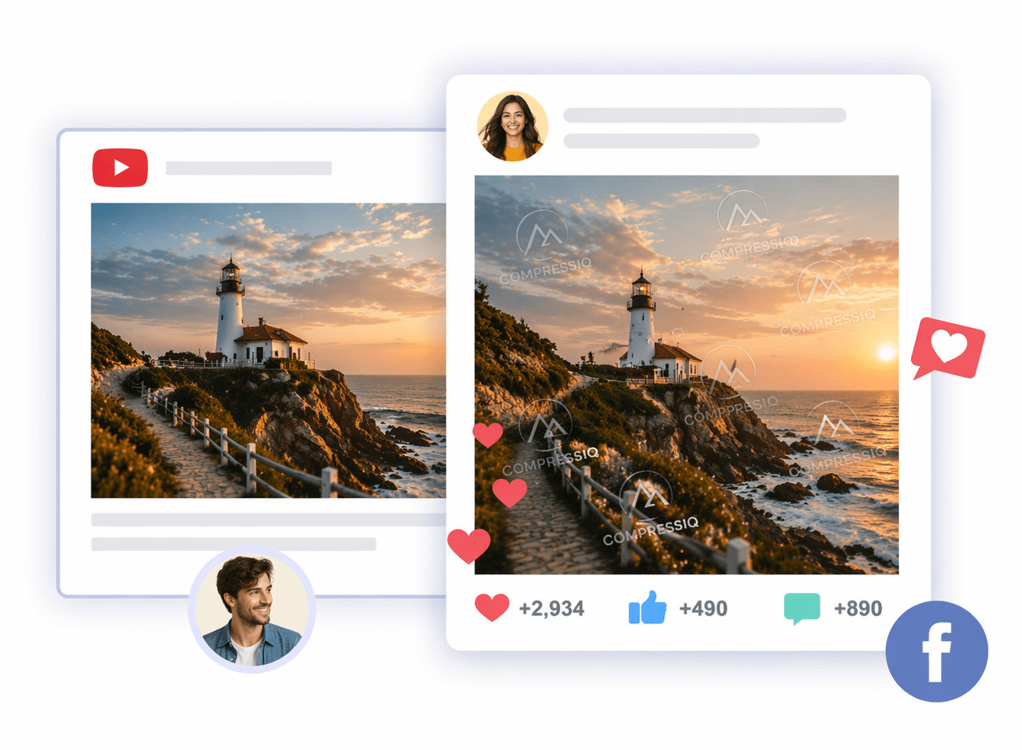 Recortar fotos online para redes sociales — Instagram, Facebook y Twitter