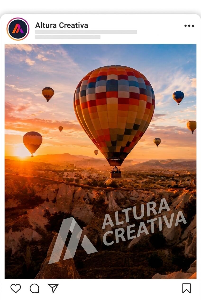 Marca de agua en imágenes de marketing y agencias para proteger contenido visual
