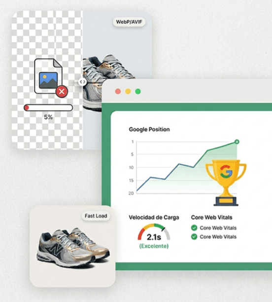 Compresor de imágenes para mejorar la calidad visual y el SEO