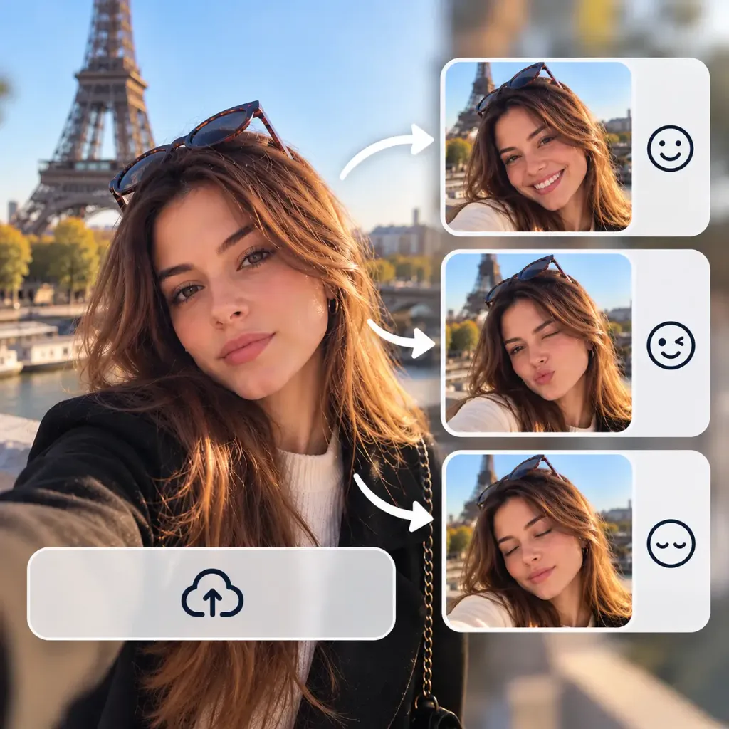¿Cómo usar el modificador de expresiones faciales?