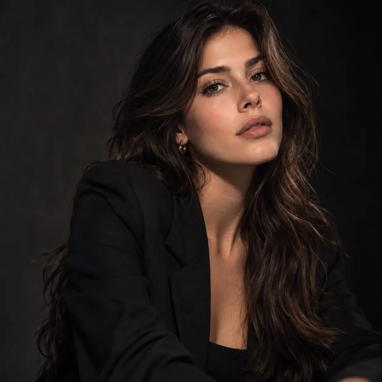 Fotografía editorial de alta gama con iluminación de estudio