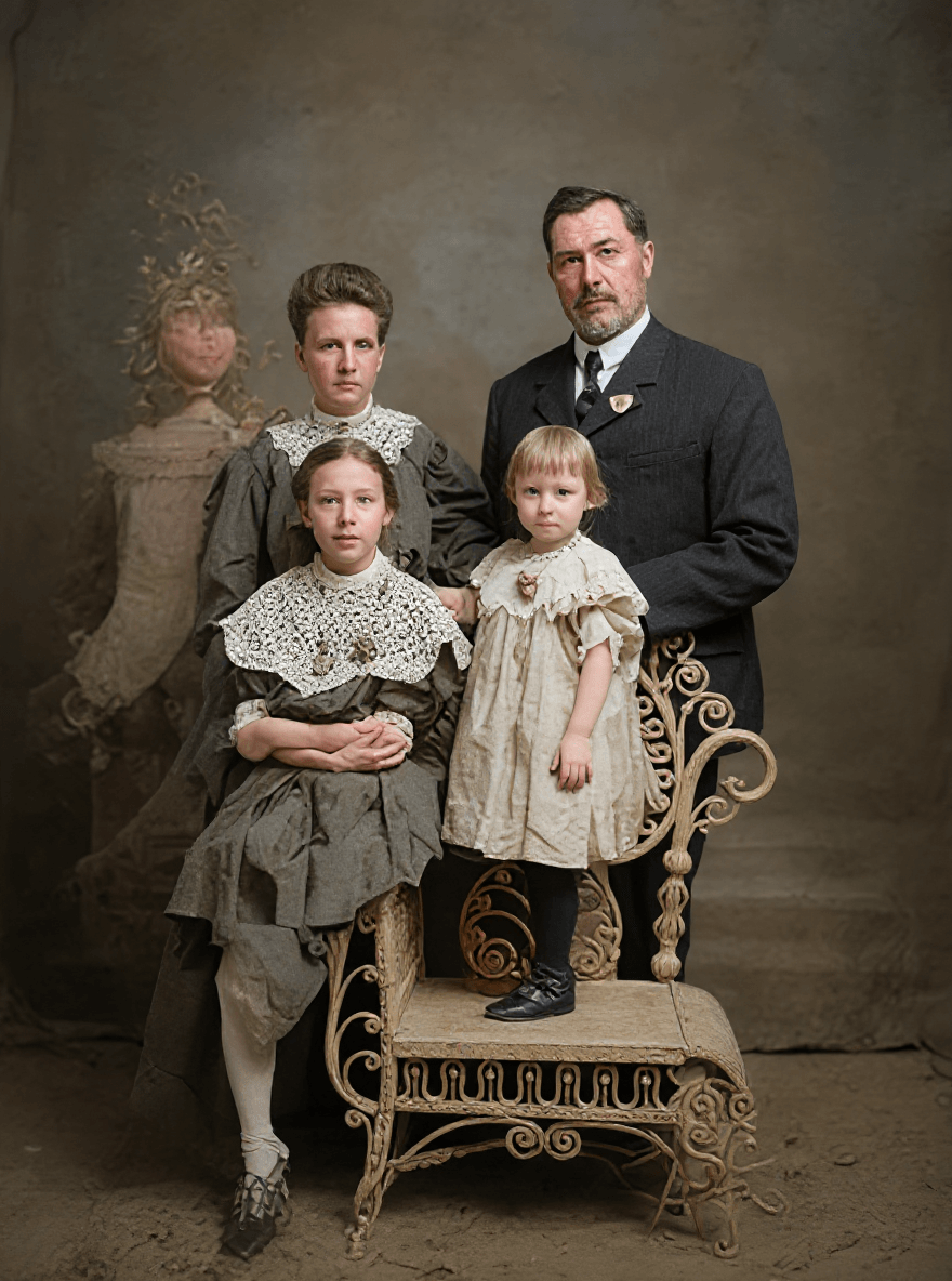 Foto restaurada con IA